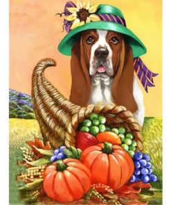 Cuadro Diamond Painting Perros de Halloween 5D