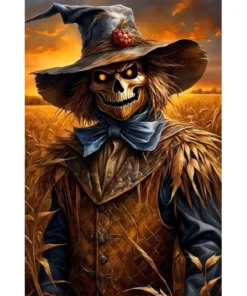 Cuadro Espantapájaros Trigal Diamond Painting