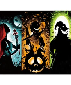 Cuadro Jack Skellington Punto de Diamante 5D