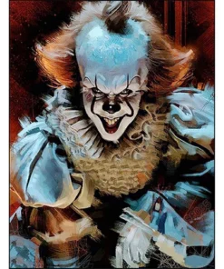 Cuadro Payaso Pennywise Miedo Diamond Painting