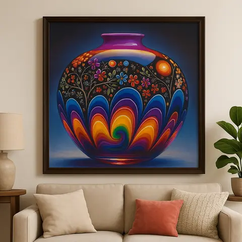 Cuadro Jarrón Vidrio Artesanal Bordado de Luz 61b3c201670b63c07f19c47b936ba243 2