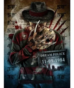 Cuadro Hombre con Garras Bordado con Diamantes