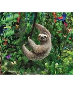 Cuadro Perezoso en la Selva Diamond Painting