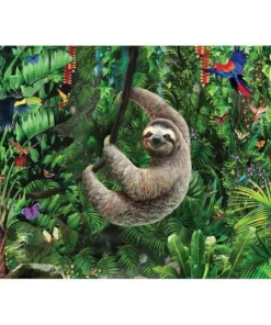 Cuadro Perezoso en la Selva Diamond Painting