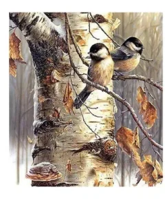 Cuadro Pareja de Carboneros Diamond Painting