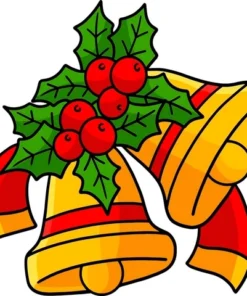 Cuadro Campanas de Navidad Diamond Painting