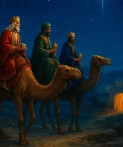 Cuadro Tres Magos Hacia Belén Diamond Painting