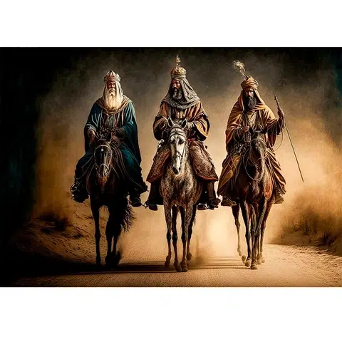 Cuadro Reyes Magos Técnica de Diamond Painting Cuadro Reyes Magos Técnica de Diamond Painting