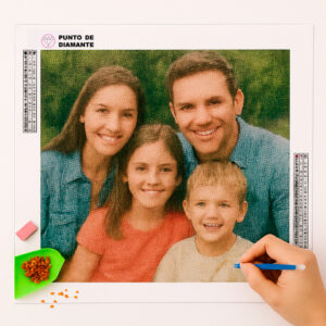 Cuadro Pintura de Diamantes Personalizado 120 Colores Resina