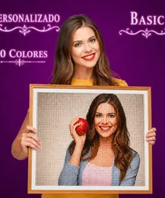 Cuadro Personalizado Diamond Painting 120 Colores Basic