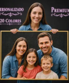 Cuadro Pintura de Diamantes Personalizado 120 Premium