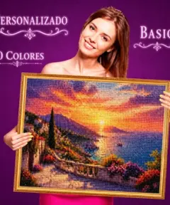 Lienzo Punto De Cruz De Diamante Personalizado Basic
