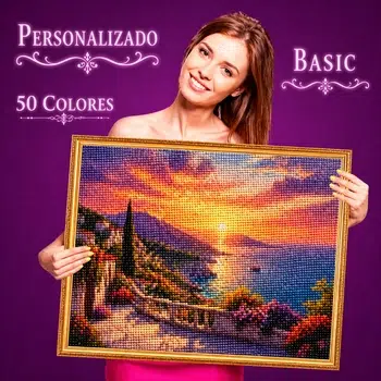 Lienzo Punto De Cruz De Diamante Personalizado Basic