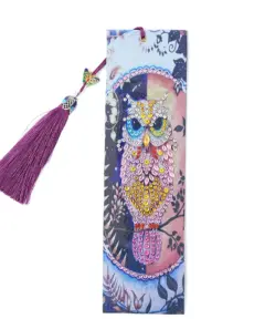 Marcapáginas Diamond Painting Búho