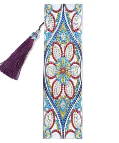 Marcapáginas Diamond Painting Flores Mandala