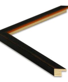 Marco Negro de Madera a Medida de 1,7 cm