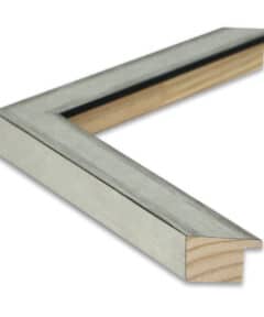 Marco de Madera en Plata Vieja de 3 cm a Medida
