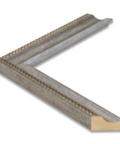 Marco a Medida de en Plata de 3,5 cm con Tonos Rojos