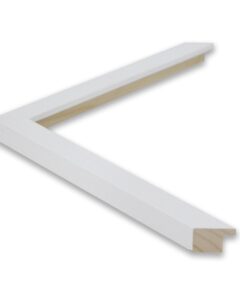 Marco Blanco de Madera de Pino a Medida ancho 1,8 cm