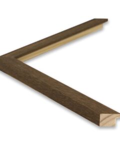 Marco Nogal de Madera de Pino a Medida ancho 1,8 cm