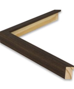 Marco de Madera de Pino color Tabaco a Medida ancho 1,5 cm