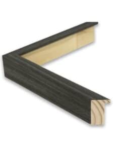 Marco Gris de Madera de Pino a Medida ancho 2 cm