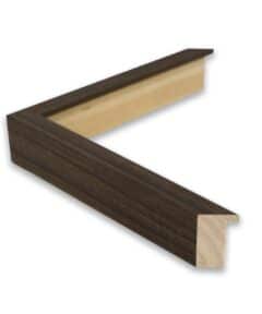 Marco 2 cm de Madera de Pino Color Tabaco a Medida