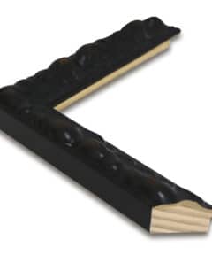 Marco Negro de Madera de Pino a Medida ancho