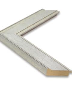 Marco de Madera en Blanco con Poro Visto de 4,8 cm