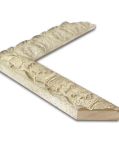 Marco de Madera de Pino en Color Blanco de 5,4 cm
