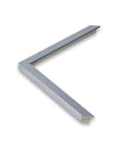 Marco de madera en plata de 1,7 cm a medida