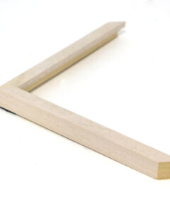 Marco a Medida de Madera Blanco Rústico ancho