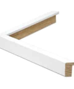 Marco Blanco Lacado de Madera de 1,5 cm a Medida