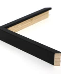 Marco de Madera Lacado en Negro de 1,5 cm
