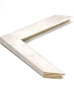 Marco de Madera en Color Blanco de 3,9 cm a Medida
