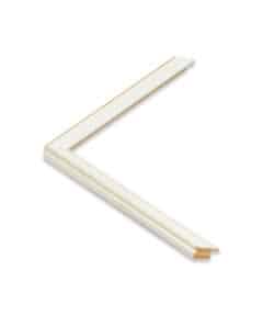 Marco de Madera en Blanco de 1,5 cm Hecho a Medida