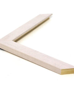 Marco a Medida Blanco Rústico de Madera ancho 2,8 cm