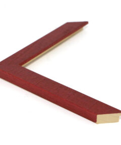 Marco a Medida Rojo Rústico de Madera ancho 2,8 cm