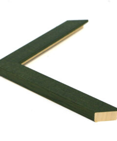 Marco a Medida Verde Rústico de Madera ancho 2,8 cm
