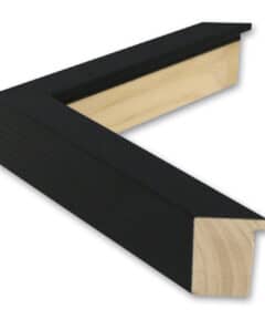 Marco de Pino Negro con Galce Alto de 2,8 cm