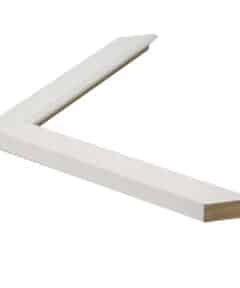 Marco de Madera Blanco con Filo Blanco de 2,8 cm