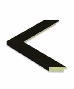 Marco Negro Mate Lacado de Pino a Medida ancho 4 cm
