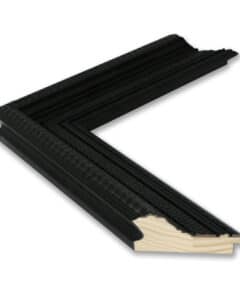Marco Artesanal Holandés de 6 cm de Madera Negro