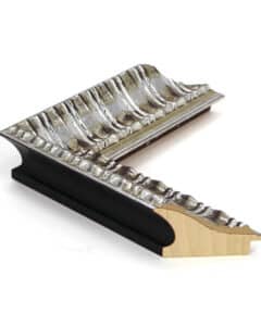 Marco Artesanal a Medida de 7,5 cm con Pan de Plata