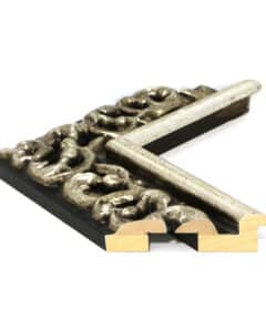Marco Artesanal de Madera de 11 cm con Pan de Plata