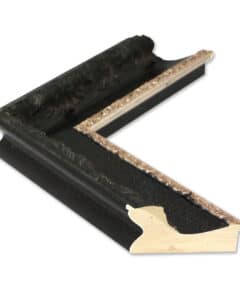 Marco Artesanal de Madera de 7 cm con Pan de Plata