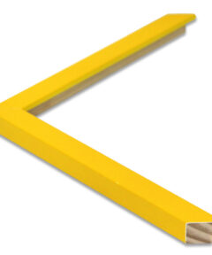 Marco de Madera a Medida color Amarillo ancho 1,7 cm