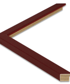 Marco de Madera a Medida color Burdeos ancho 1,7 cm