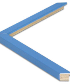 Marco de Madera a Medida color Celeste ancho 1,7 cm