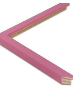 Marco de Madera a Medida color Rosa ancho 1,7 cm